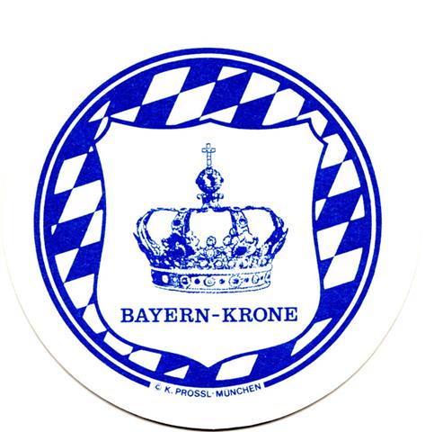 mnchen m-by prssl 3b (rund215-bayern krone-blau)